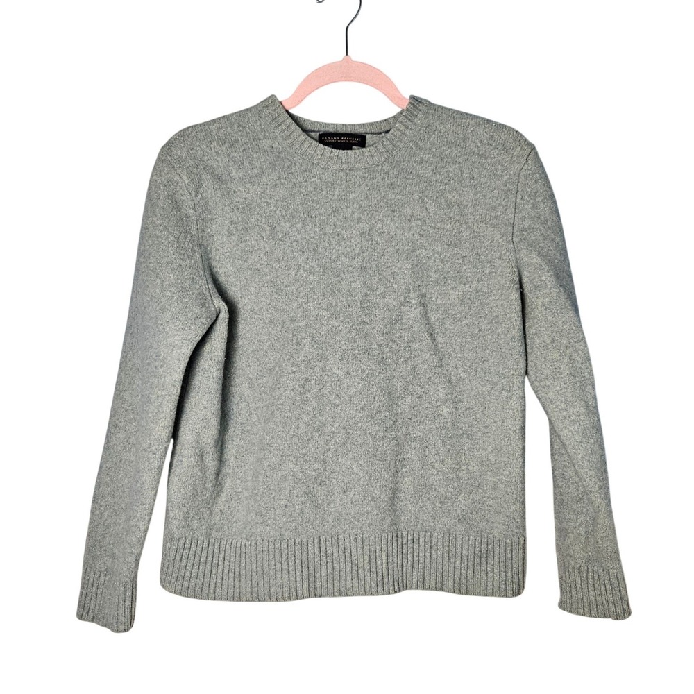 Banana Republic Green Luxery Winter Blend Sweater Large Wool Cashmere‎ Angora